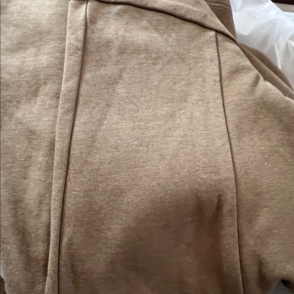 Commense Olive Green Blouse with Waist Tie and Buttoned Cuffs - Picture 9 of 10